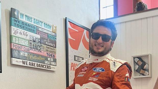 Stephen Mallozzi is ready for Thursday's Truck race at Bristol Motor Speedway. Photo provided by Stephen Mallozzi.